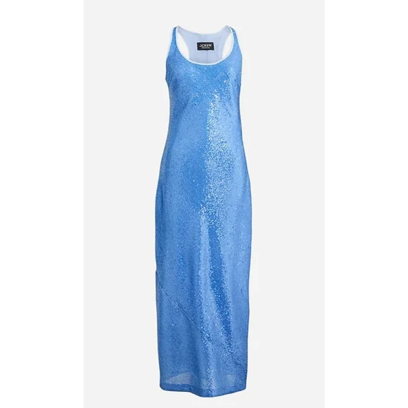 73. J.Crew Collection limited-edition Alicia sequin racerback slip dress - Picture 7 of 12